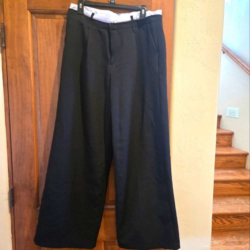 Women's Wide Leg Black Pants